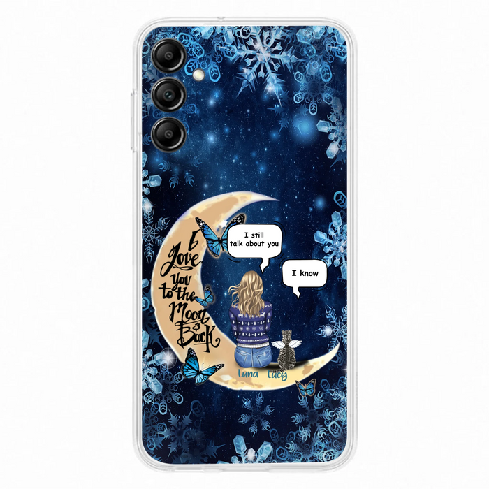 Custom Personalized Pet Mom Conversation Phone Case - Woman With Upto 4 Pets - Gift For Dog/ Cat Lover - Case For iPhone And Samsung