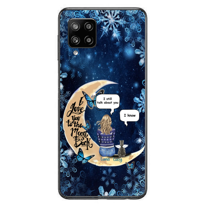 Custom Personalized Pet Mom Conversation Phone Case - Woman With Upto 4 Pets - Gift For Dog/ Cat Lover - Case For iPhone And Samsung