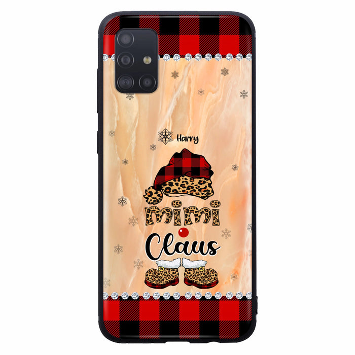 Custom Personalized Mimi Claus Phone Case - Upto 9 Names - Gift For Grandma - Case For iPhone And Samsung