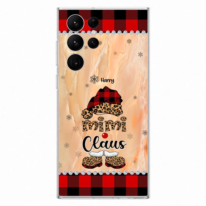 Custom Personalized Mimi Claus Phone Case - Upto 9 Names - Gift For Grandma - Case For iPhone And Samsung