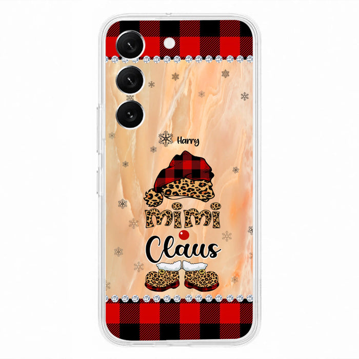 Custom Personalized Mimi Claus Phone Case - Upto 9 Names - Gift For Grandma - Case For iPhone And Samsung