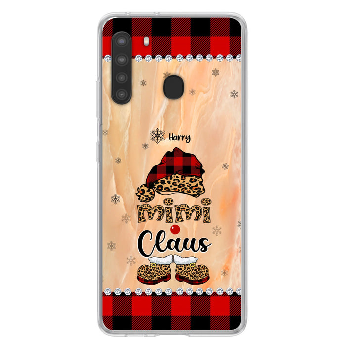 Custom Personalized Mimi Claus Phone Case - Upto 9 Names - Gift For Grandma - Case For iPhone And Samsung