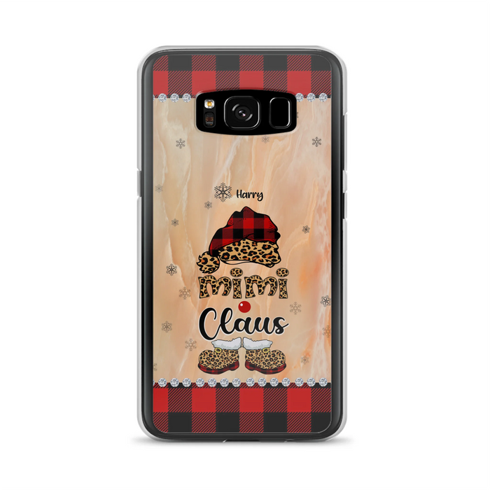 Custom Personalized Mimi Claus Phone Case - Upto 9 Names - Gift For Grandma - Case For iPhone And Samsung