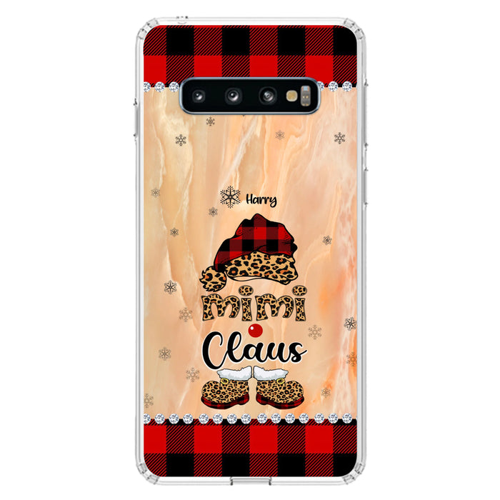 Custom Personalized Mimi Claus Phone Case - Upto 9 Names - Gift For Grandma - Case For iPhone And Samsung