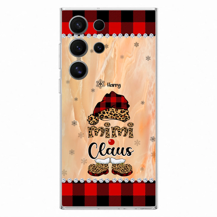 Custom Personalized Mimi Claus Phone Case - Upto 9 Names - Gift For Grandma - Case For iPhone And Samsung
