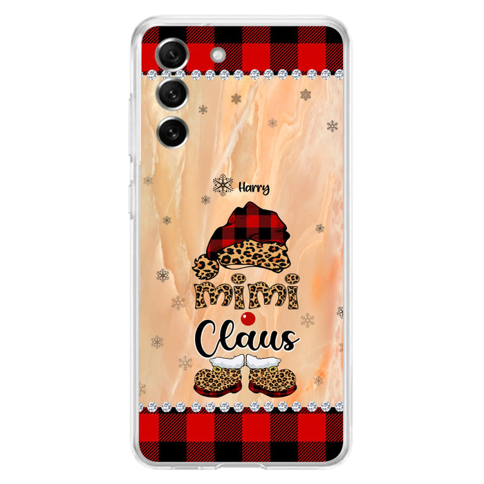 Custom Personalized Mimi Claus Phone Case - Upto 9 Names - Gift For Grandma - Case For iPhone And Samsung