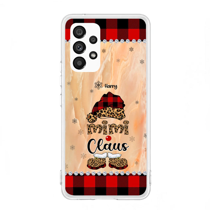 Custom Personalized Mimi Claus Phone Case - Upto 9 Names - Gift For Grandma - Case For iPhone And Samsung