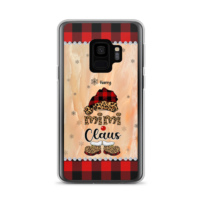 Custom Personalized Mimi Claus Phone Case - Upto 9 Names - Gift For Grandma - Case For iPhone And Samsung
