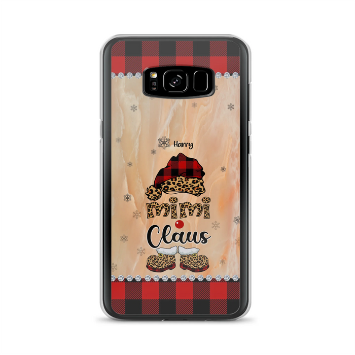 Custom Personalized Mimi Claus Phone Case - Upto 9 Names - Gift For Grandma - Case For iPhone And Samsung