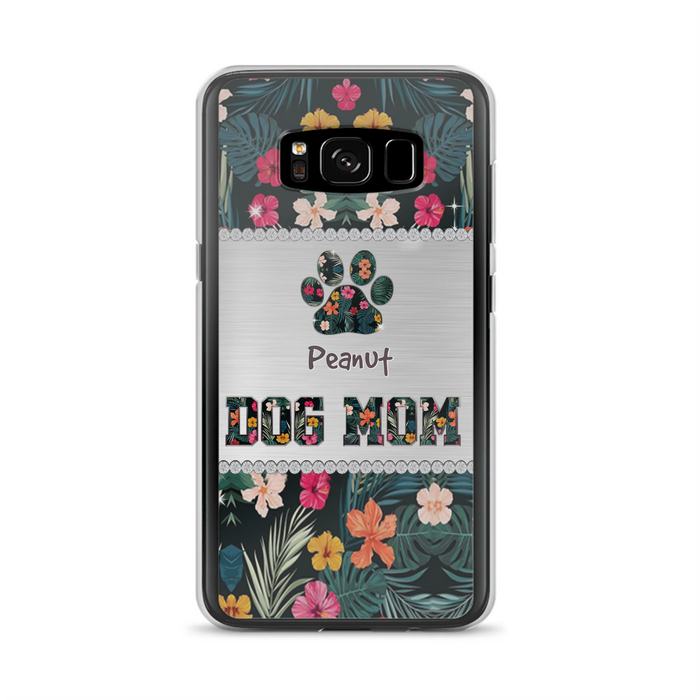 Personalized Custom Phone Case Dog Mom Met Pattern - Gifts Idea For Dog Lover - Dog Mom - Case For Iphone & Samsung