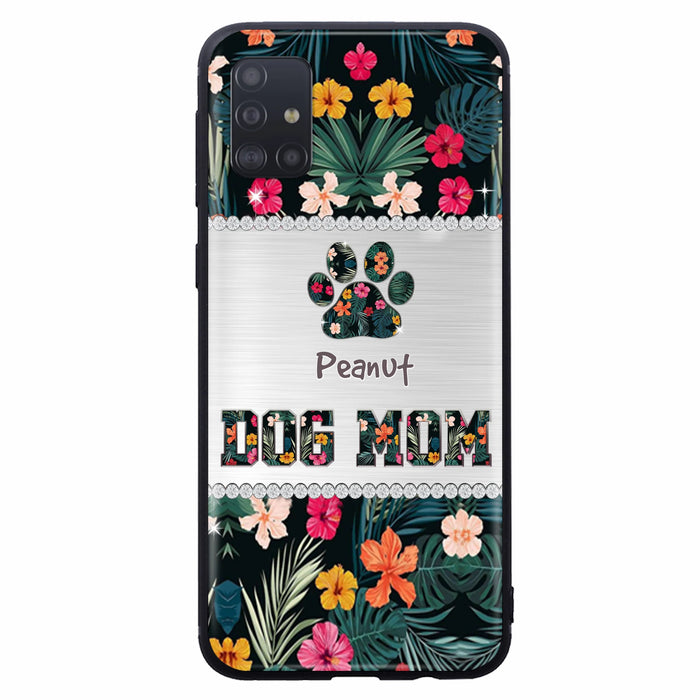 Personalized Custom Phone Case Dog Mom Met Pattern - Gifts Idea For Dog Lover - Dog Mom - Case For Iphone & Samsung