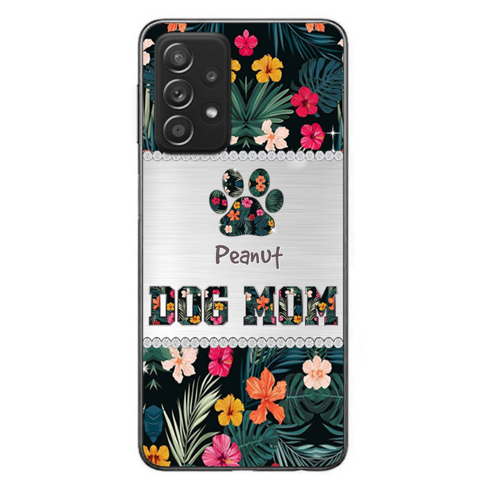 Personalized Custom Phone Case Dog Mom Met Pattern - Gifts Idea For Dog Lover - Dog Mom - Case For Iphone & Samsung