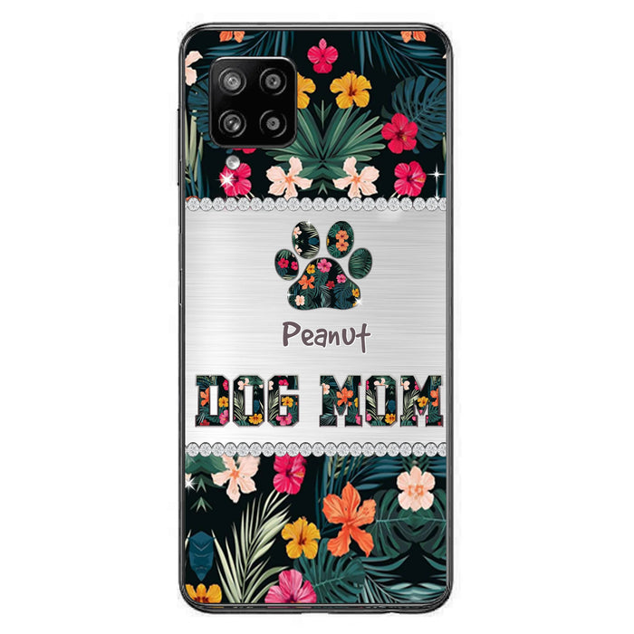 Personalized Custom Phone Case Dog Mom Met Pattern - Gifts Idea For Dog Lover - Dog Mom - Case For Iphone & Samsung