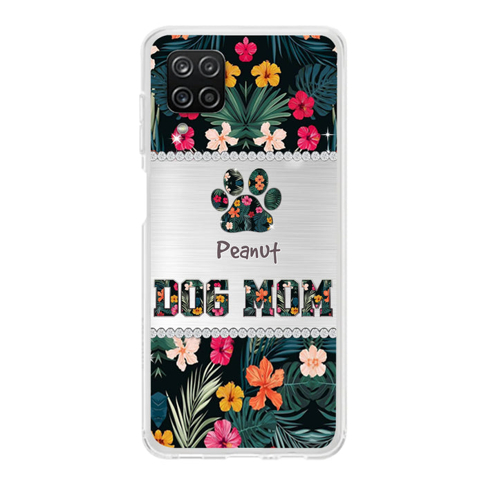Personalized Custom Phone Case Dog Mom Met Pattern - Gifts Idea For Dog Lover - Dog Mom - Case For Iphone & Samsung