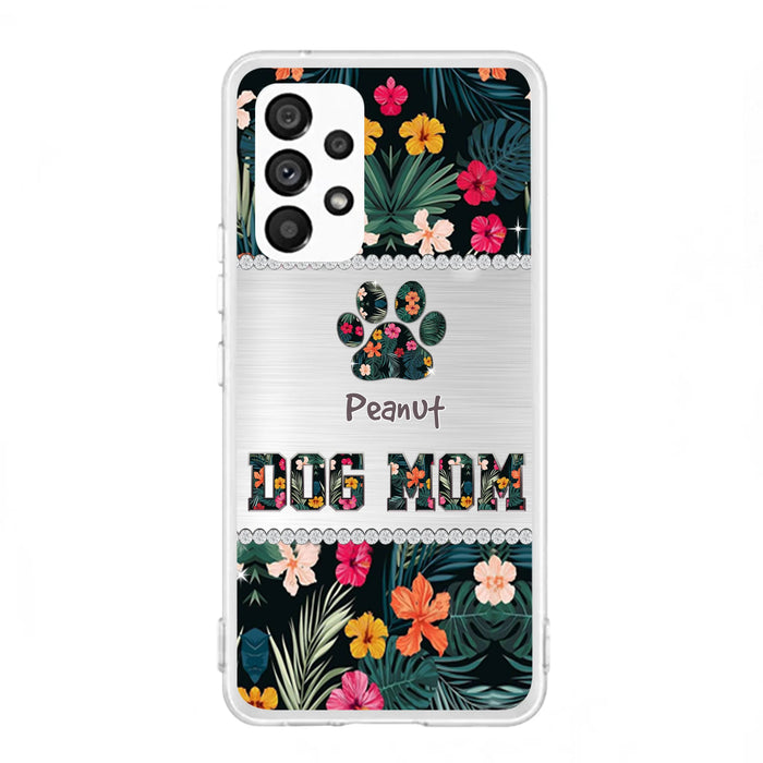 Personalized Custom Phone Case Dog Mom Met Pattern - Gifts Idea For Dog Lover - Dog Mom - Case For Iphone & Samsung