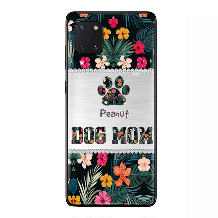 Personalized Custom Phone Case Dog Mom Met Pattern - Gifts Idea For Dog Lover - Dog Mom - Case For Iphone & Samsung