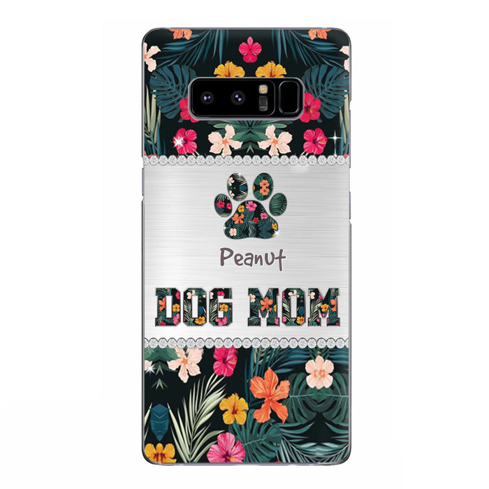 Personalized Custom Phone Case Dog Mom Met Pattern - Gifts Idea For Dog Lover - Dog Mom - Case For Iphone & Samsung