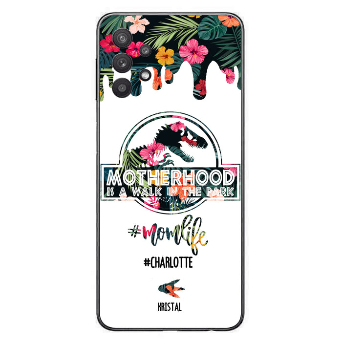 Custom Personalized Mama Dinosaur Phone Case - Best Gift For Mothers - For iPhone And Samsung Phone Case - 2QCGS1
