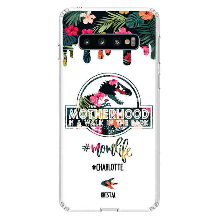 Custom Personalized Mama Dinosaur Phone Case - Best Gift For Mothers - For iPhone And Samsung Phone Case - 2QCGS1