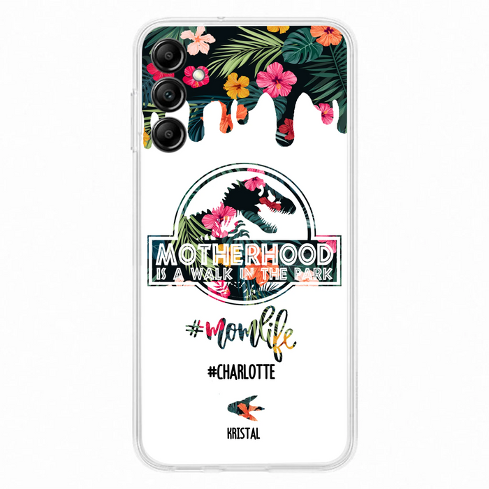 Custom Personalized Mama Dinosaur Phone Case - Best Gift For Mothers - For iPhone And Samsung Phone Case - 2QCGS1