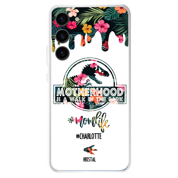 Custom Personalized Mama Dinosaur Phone Case - Best Gift For Mothers - For iPhone And Samsung Phone Case - 2QCGS1