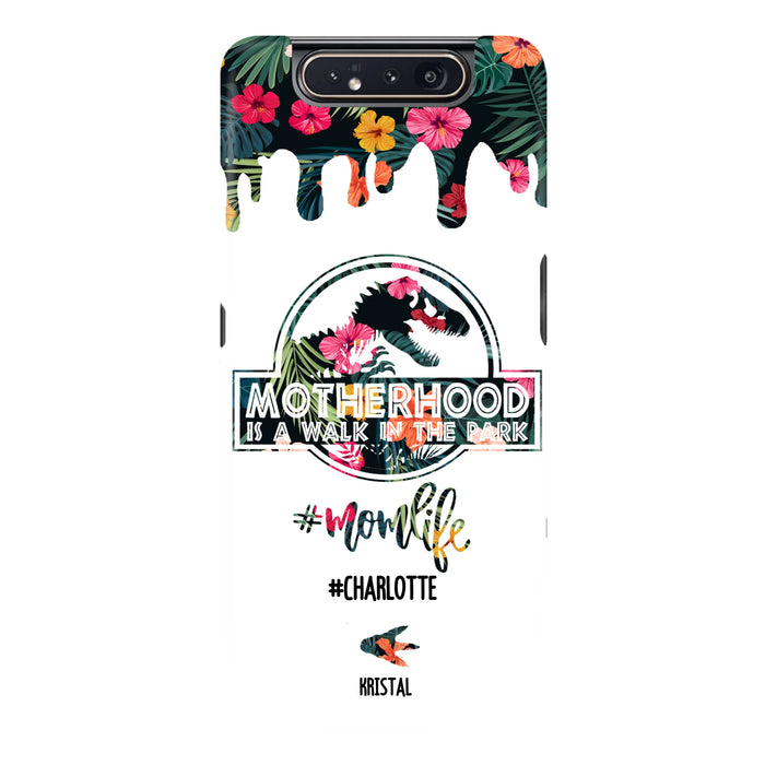 Custom Personalized Mama Dinosaur Phone Case - Best Gift For Mothers - For iPhone And Samsung Phone Case - 2QCGS1