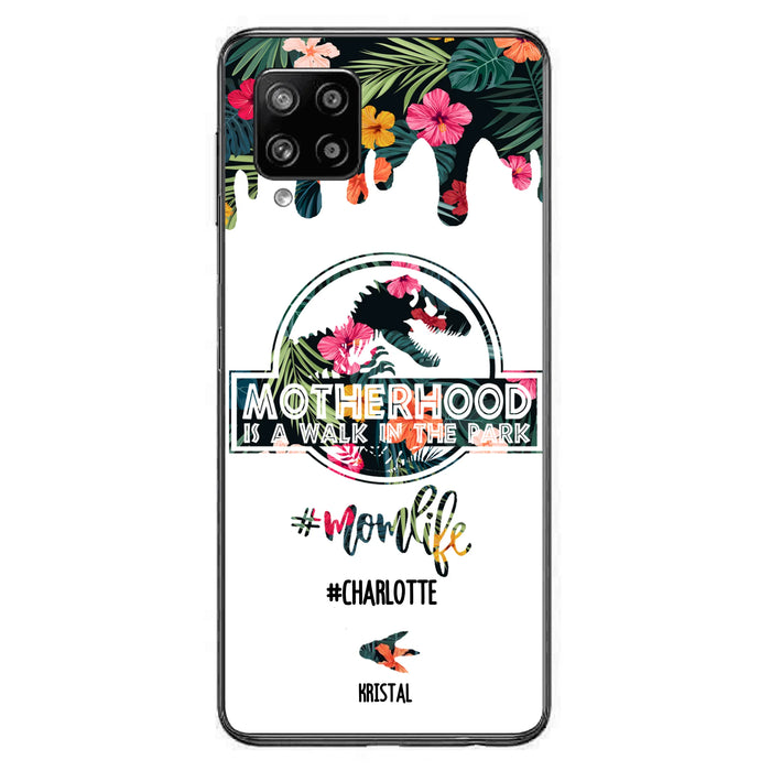 Custom Personalized Mama Dinosaur Phone Case - Best Gift For Mothers - For iPhone And Samsung Phone Case - 2QCGS1