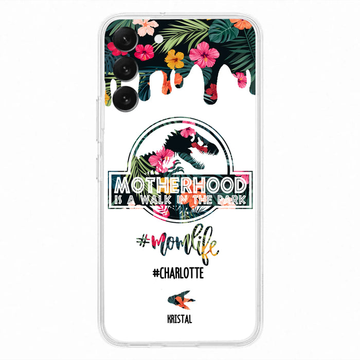 Custom Personalized Mama Dinosaur Phone Case - Best Gift For Mothers - For iPhone And Samsung Phone Case - 2QCGS1