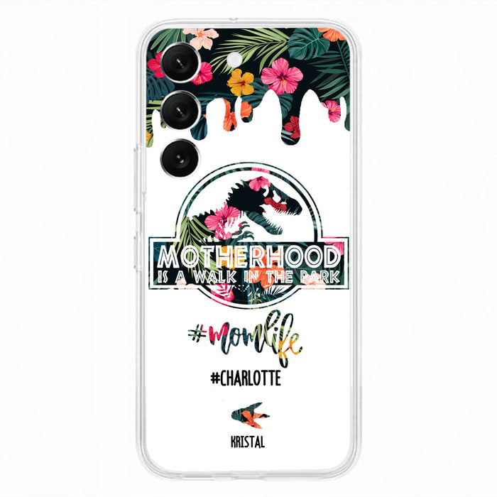 Custom Personalized Mama Dinosaur Phone Case - Best Gift For Mothers - For iPhone And Samsung Phone Case - 2QCGS1