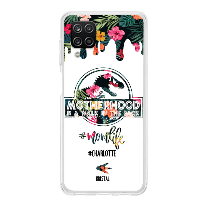 Custom Personalized Mama Dinosaur Phone Case - Best Gift For Mothers - For iPhone And Samsung Phone Case - 2QCGS1