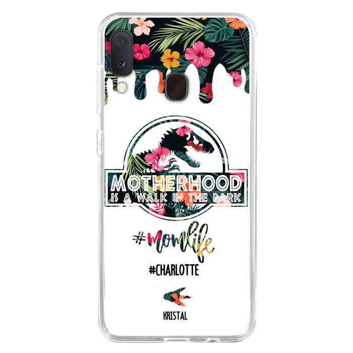Custom Personalized Mama Dinosaur Phone Case - Best Gift For Mothers - For iPhone And Samsung Phone Case - 2QCGS1