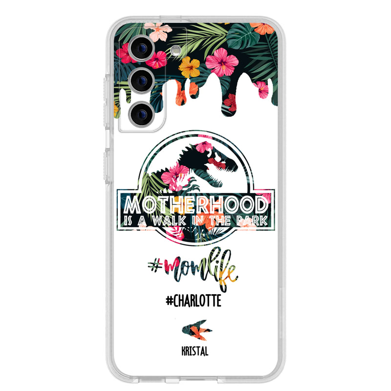 Custom Personalized Mama Dinosaur Phone Case - Best Gift For Mothers - For iPhone And Samsung Phone Case - 2QCGS1