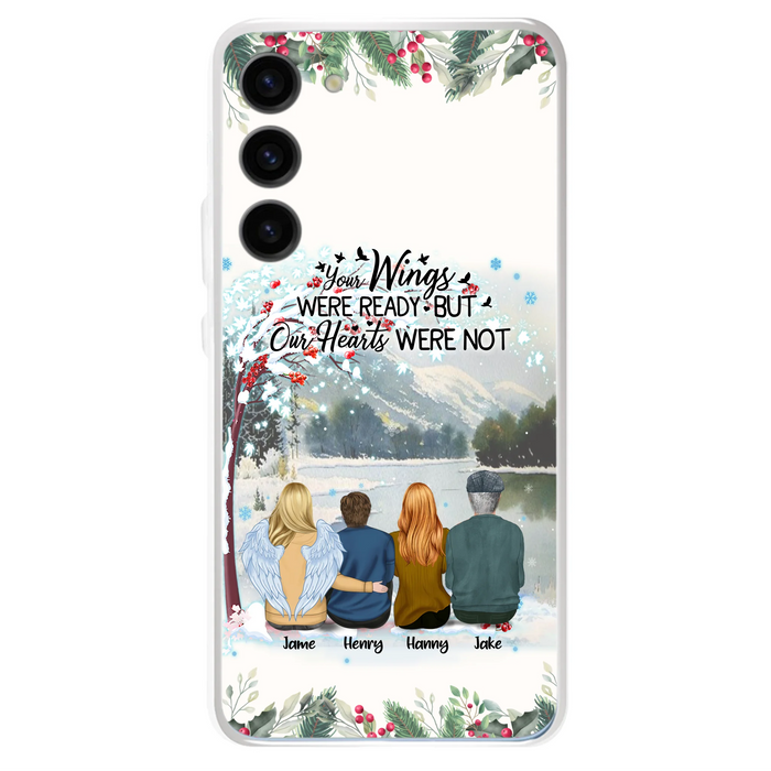 Custom Personalized Family Phone Case - Best Gift For Family - I Know Heaven Is A Beautiful Place Because They Have My Dad - Case For Iphone/Samsung