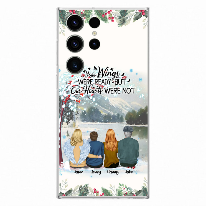 Custom Personalized Family Phone Case - Best Gift For Family - I Know Heaven Is A Beautiful Place Because They Have My Dad - Case For Iphone/Samsung