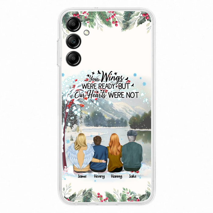 Custom Personalized Family Phone Case - Best Gift For Family - I Know Heaven Is A Beautiful Place Because They Have My Dad - Case For Iphone/Samsung