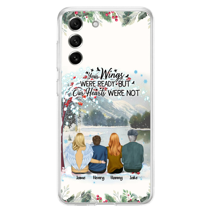 Custom Personalized Family Phone Case - Best Gift For Family - I Know Heaven Is A Beautiful Place Because They Have My Dad - Case For Iphone/Samsung