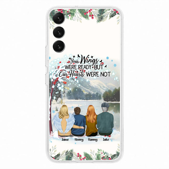 Custom Personalized Family Phone Case - Best Gift For Family - I Know Heaven Is A Beautiful Place Because They Have My Dad - Case For Iphone/Samsung