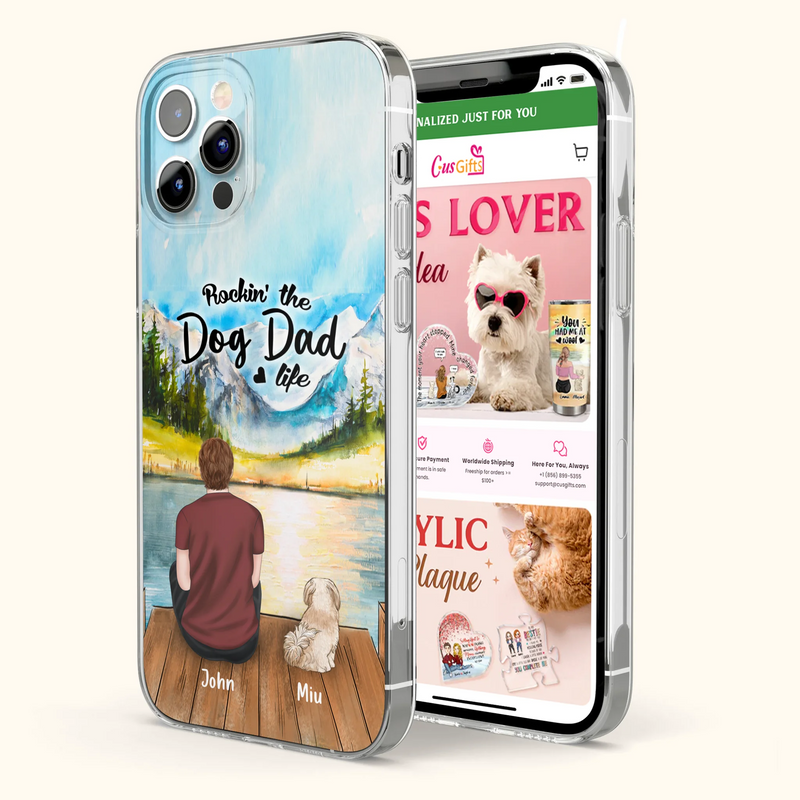 Personalized Pet Mom/Dad Case Phone Case - iPhone and Samsung Case