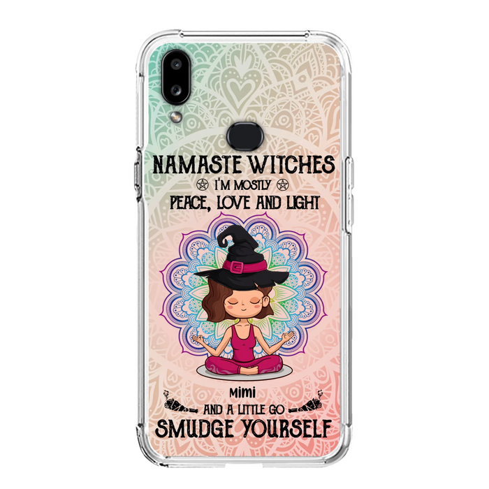 Custom Personalized Yoga Phone Case - Gift for Yoga Lovers - iPhone and Samsung Case - Namaste Witches