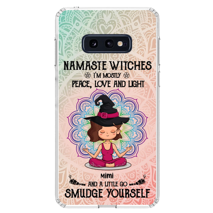 Custom Personalized Yoga Phone Case - Gift for Yoga Lovers - iPhone and Samsung Case - Namaste Witches