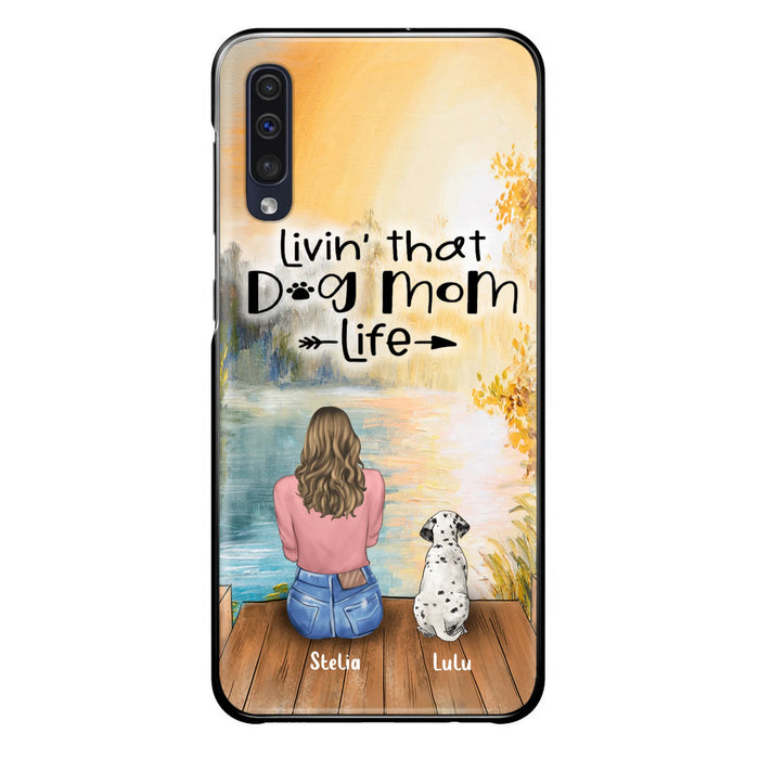 Custom Personalized Dog Mom Phone Case - Gift for Dog Lovers - iPhone & Samsung Case with upto 4 Dogs