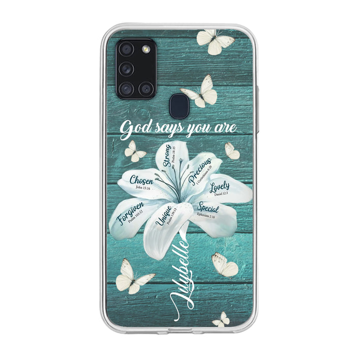 Custom Personalized Phone Case - Gods Says You Are - Case For Iphone Samsung - BR9N4C