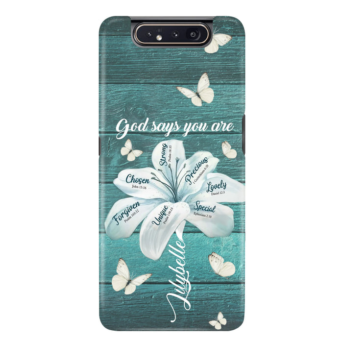 Custom Personalized Phone Case - Gods Says You Are - Case For Iphone Samsung - BR9N4C