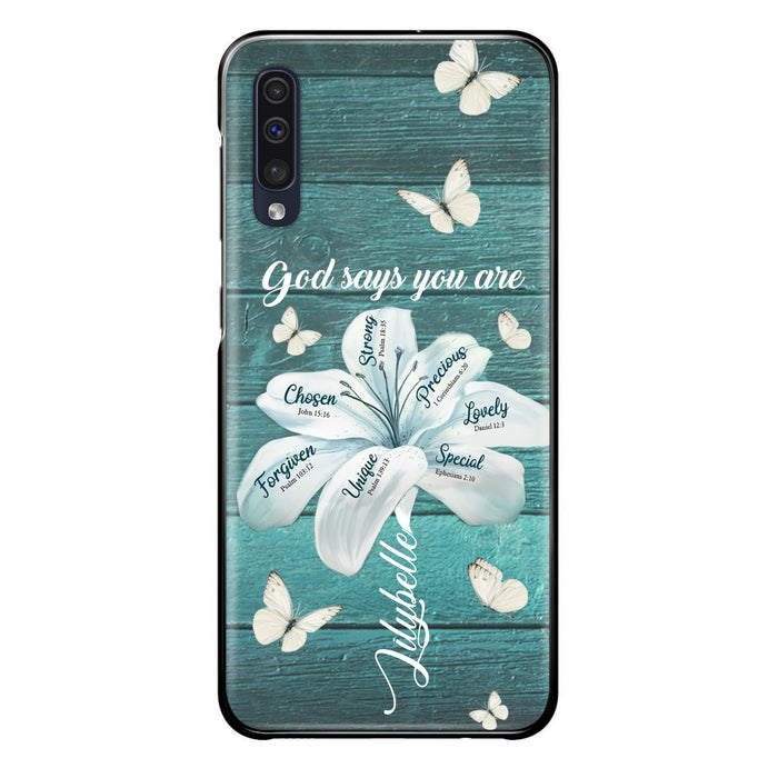 Custom Personalized Phone Case - Gods Says You Are - Case For Iphone Samsung - BR9N4C