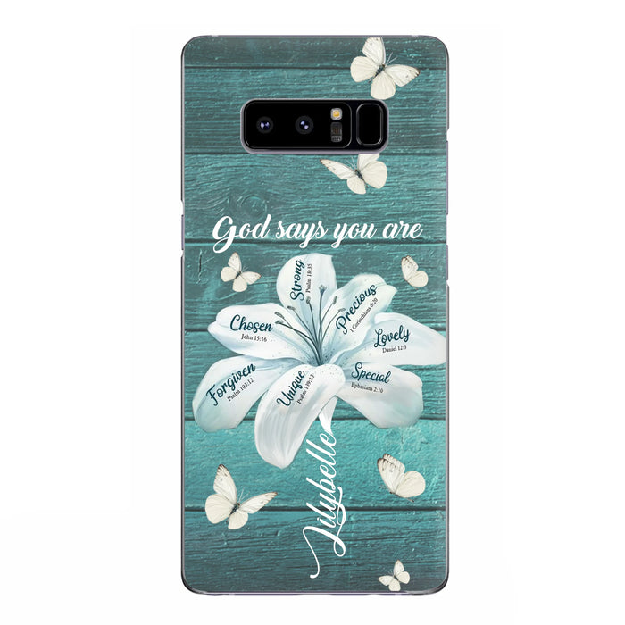 Custom Personalized Phone Case - Gods Says You Are - Case For Iphone Samsung - BR9N4C