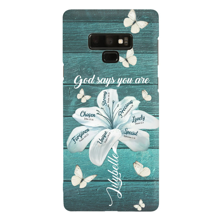 Custom Personalized Phone Case - Gods Says You Are - Case For Iphone Samsung - BR9N4C