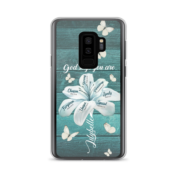 Custom Personalized Phone Case - Gods Says You Are - Case For Iphone Samsung - BR9N4C