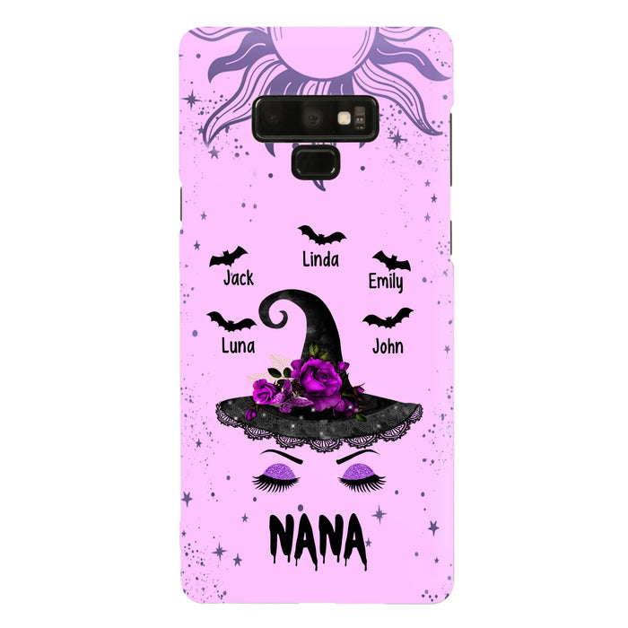 Personalized Mother Witch Phone Case - Upto 5 Kid's - Best Gift For Mother -Grandma,Gigi,Nana,Mama,Gigi