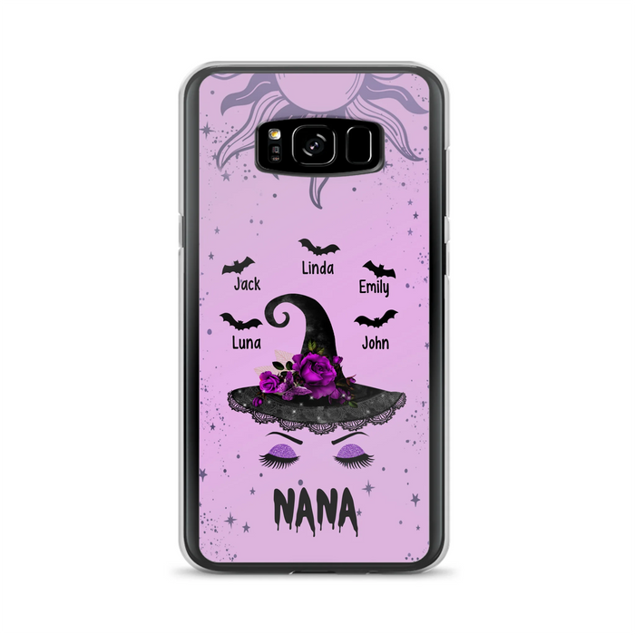 Personalized Mother Witch Phone Case - Upto 5 Kid's - Best Gift For Mother -Grandma,Gigi,Nana,Mama,Gigi