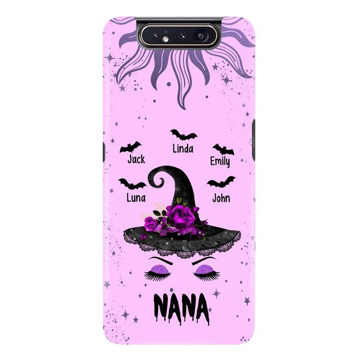 Personalized Mother Witch Phone Case - Upto 5 Kid's - Best Gift For Mother -Grandma,Gigi,Nana,Mama,Gigi